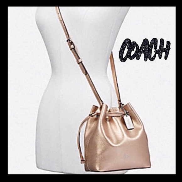 Coach Handbags - 🔥FINAL PRICE🔥. COACH METALIC CROSSBODY DERBY